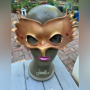 Mythical masks 2007 golden sun leather mask